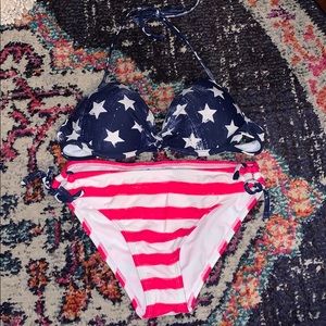 American Flag print bikini!